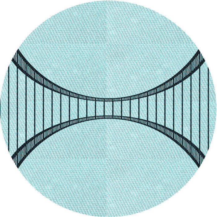 Square Patterned Electric Blue Rug, pat3660lblu