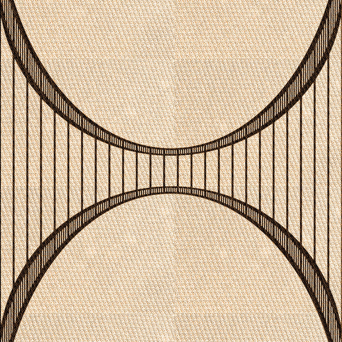 Patterned Peru Brown Rug, pat3660org