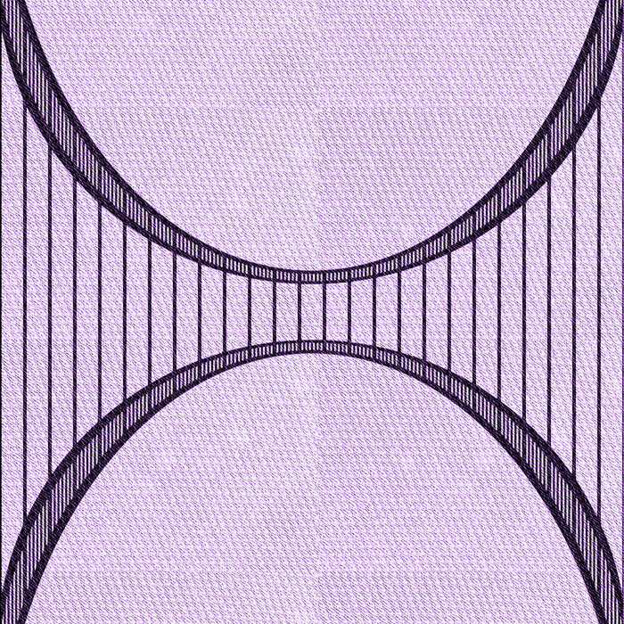 Patterned Lilac Purple Rug, pat3660pur