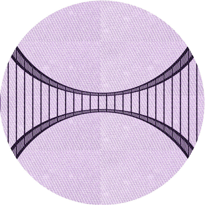 Square Patterned Lilac Purple Rug, pat3660pur