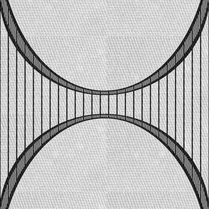 Machine Washable Transitional Grey Gray Rug, wshpat3660