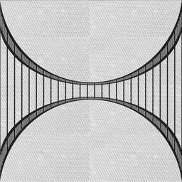 Sideview of Machine Washable Transitional Grey Gray Rug, wshpat3660