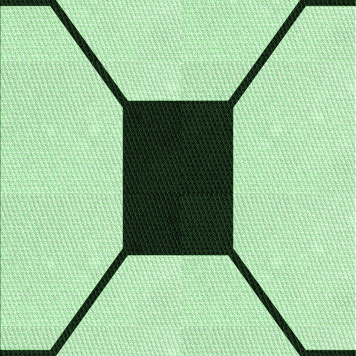 Patterned Mint Green Rug, pat3661grn