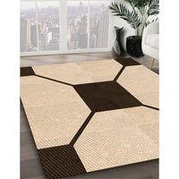 Patterned Light Brown Rug, pat3661org