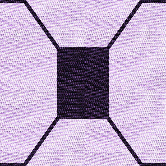 Machine Washable Transitional Orchid Purple Rug, wshpat3661pur