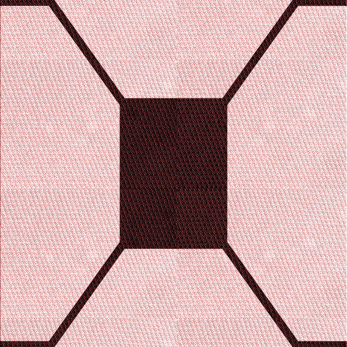 Patterned Light Rose Pink Rug, pat3661rd