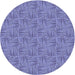 Square Machine Washable Transitional Slate Blue Rug in a Living Room, wshpat3662blu