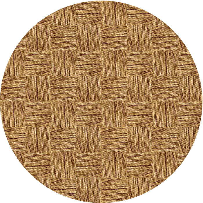 Square Machine Washable Transitional Mahogany Brown Rug in a Living Room, wshpat3662brn