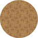 Square Patterned Mahogany Brown Rug, pat3662brn