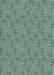 Patterned Medium Aqua Marine Green Rug, pat3662lblu