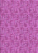 Patterned Bright Neon Pink Purple Rug, pat3662pur