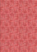 Machine Washable Transitional Red Rug, wshpat3662rd