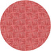 Square Machine Washable Transitional Red Rug in a Living Room, wshpat3662rd