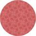Square Patterned Red Rug, pat3662rd