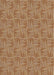 Patterned Mahogany Brown Novelty Rug, pat3662