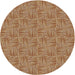 Sideview of Patterned Mahogany Brown Novelty Rug, pat3662