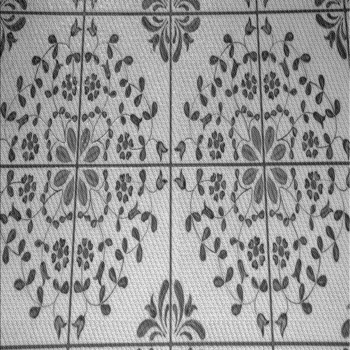 Machine Washable Transitional Silver Gray Rug, wshpat3663gry