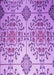 Patterned Violet Purple Rug, pat3663pur