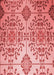 Patterned Pastel Pink Rug, pat3663rd