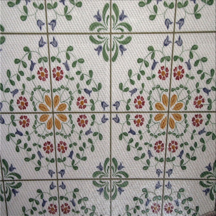 Sideview of Machine Washable Transitional Carbon Gray Rug, wshpat3663