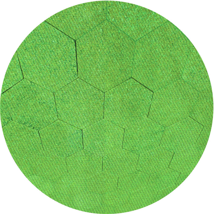 Square Machine Washable Transitional Emerald Green Rug in a Living Room, wshpat3664grn