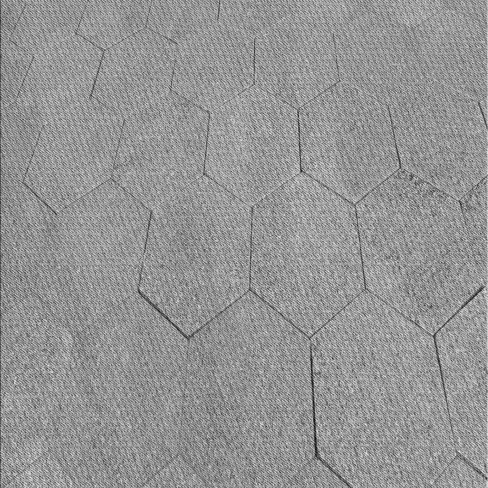 Patterned Cloud Gray Rug, pat3664gry