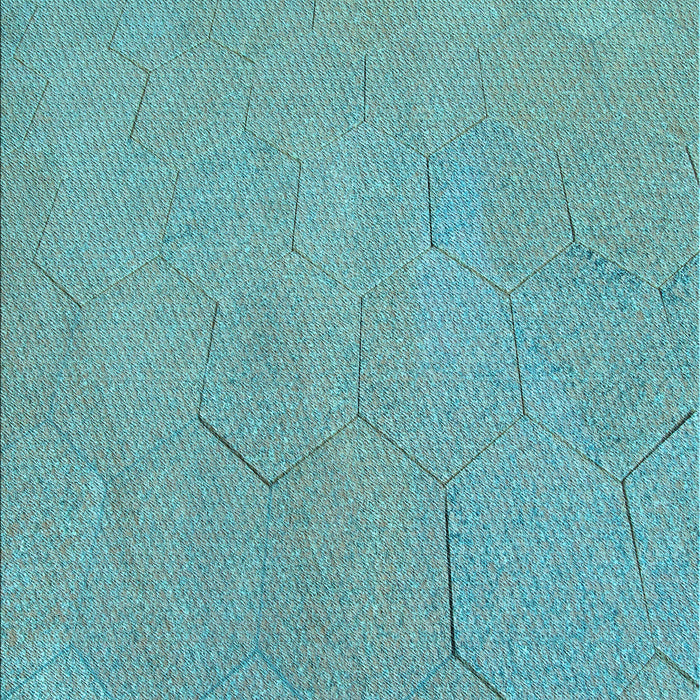 Patterned Deep-Sea Green Rug, pat3664lblu