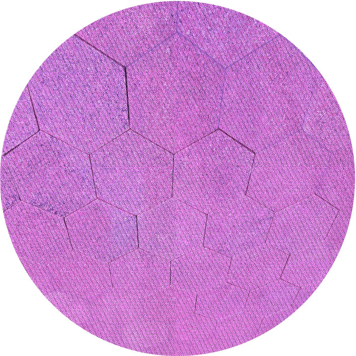 Square Patterned Violet Purple Rug, pat3664pur
