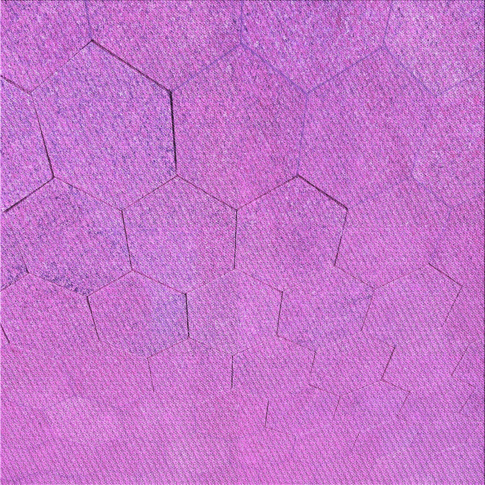 Round Patterned Violet Purple Rug, pat3664pur