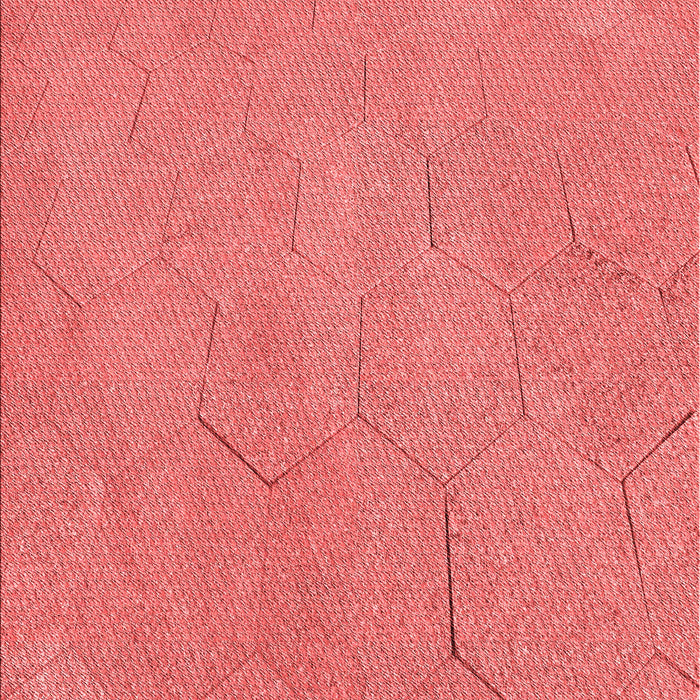 Machine Washable Transitional Fire Red Rug, wshpat3664rd