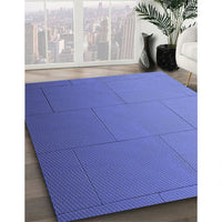 Patterned Sky Blue Rug, pat3665blu