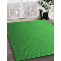 Patterned Green Rug, pat3665grn