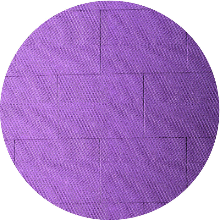 Square Patterned Purple Rug, pat3665pur
