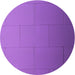 Square Patterned Purple Rug, pat3665pur