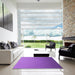 Machine Washable Transitional Purple Rug in a Kitchen, wshpat3665pur