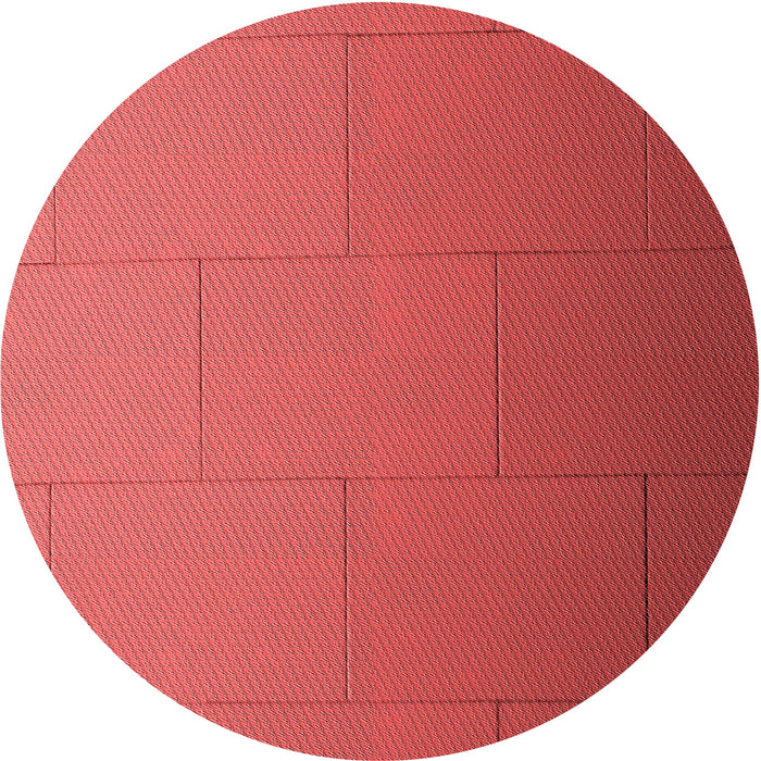 Square Patterned Red Rug, pat3665rd