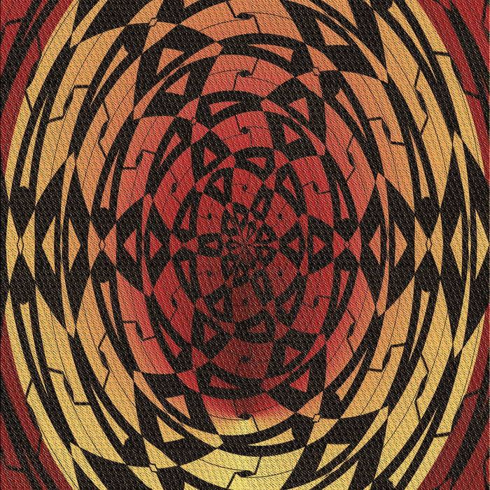 Machine Washable Transitional Night Red Rug, wshpat3666brn