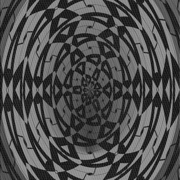 Machine Washable Transitional Platinum Gray Rug, wshpat3666gry