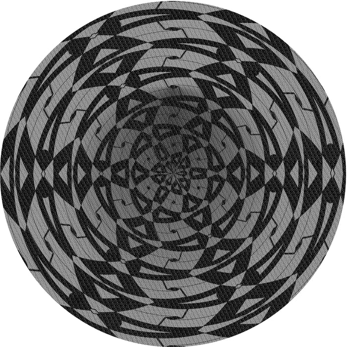 Square Machine Washable Transitional Platinum Gray Rug in a Living Room, wshpat3666gry