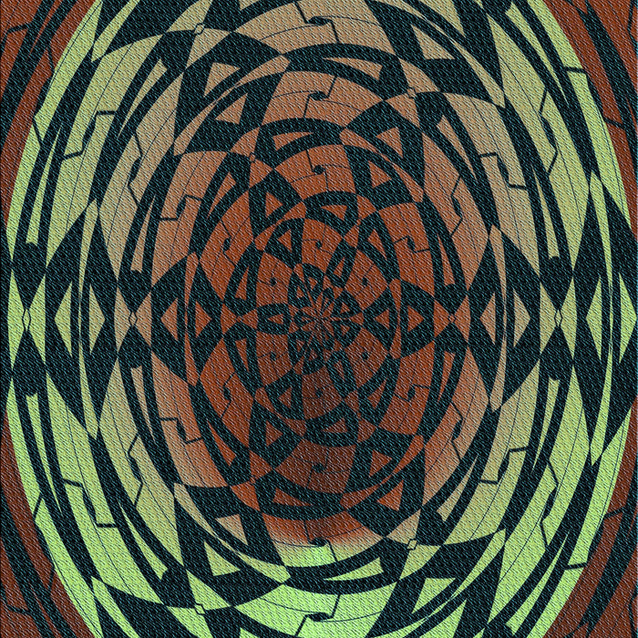 Machine Washable Transitional Hazel Green Rug, wshpat3666lblu