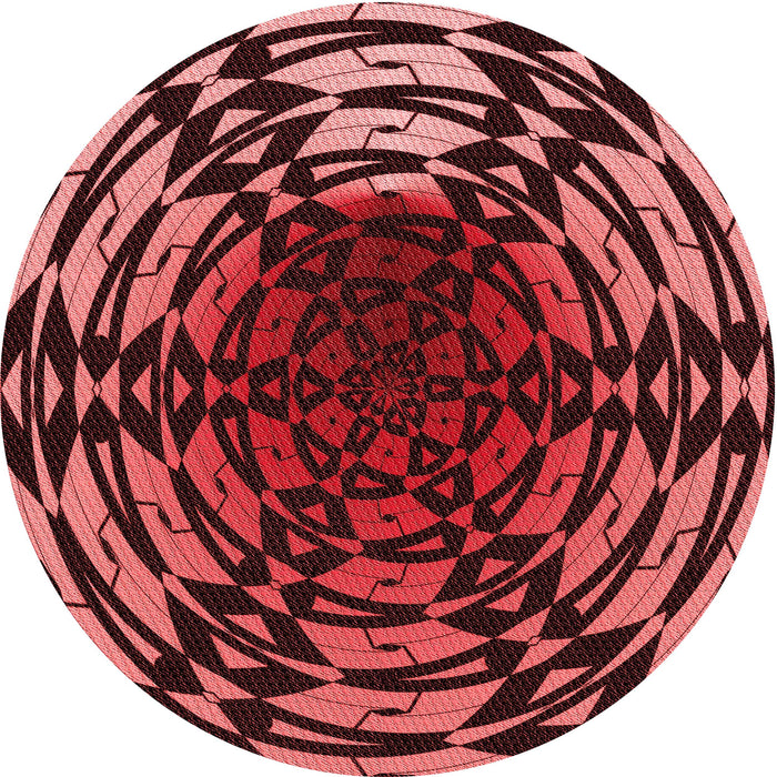 Square Machine Washable Transitional Dark Red Rug in a Living Room, wshpat3666rd