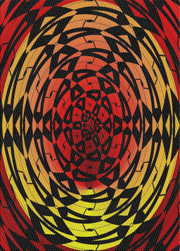 Machine Washable Transitional Red Rug, wshpat3666