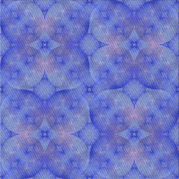 Round Machine Washable Transitional Sky Blue Rug, wshpat3667blu