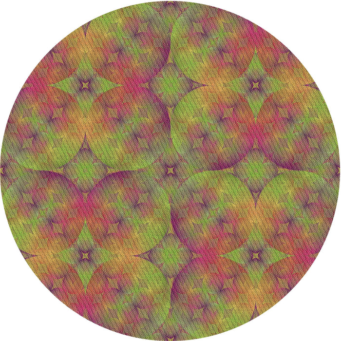 Square Patterned Chestnut Red Rug, pat3667brn