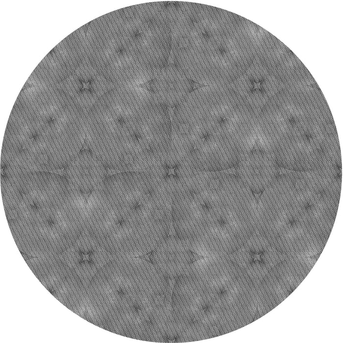 Square Patterned Ash Gray Rug, pat3667gry