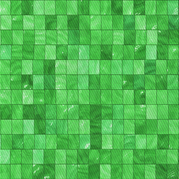 Round Patterned Lime Green Rug, pat3668grn