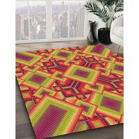 Patterned Red Rug, pat3669org