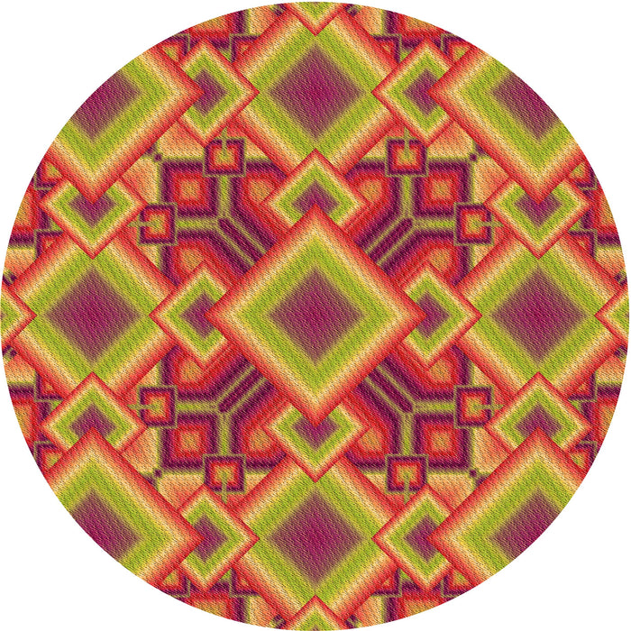 Square Machine Washable Transitional Red Rug in a Living Room, wshpat3669org