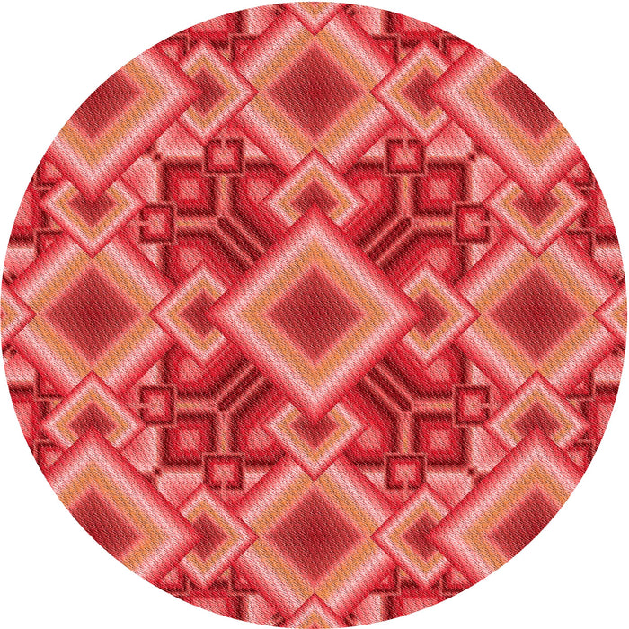 Square Machine Washable Transitional Red Rug in a Living Room, wshpat3669rd