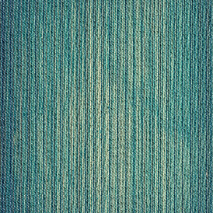 Patterned Teal Green Novelty Rug, pat366